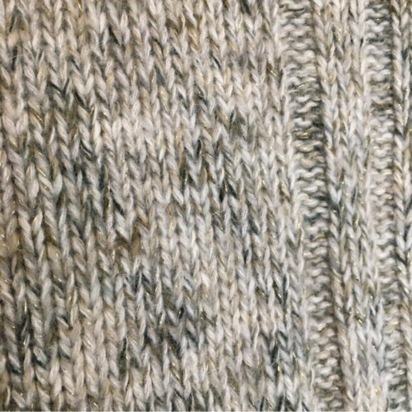 Massimo Dutti Cable Knit Metallic Thread Sweater - Picture 4 of 6